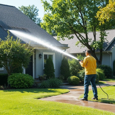 Eco-friendly pressure washing