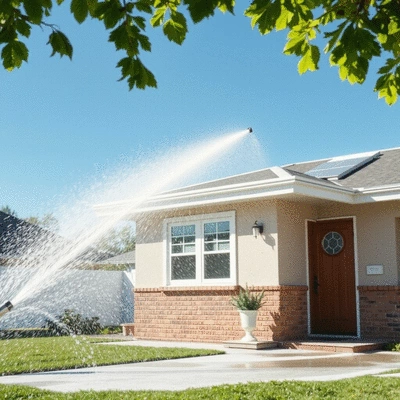 House washing process