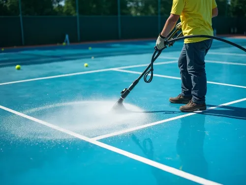 Paver & Tennis Court Washing